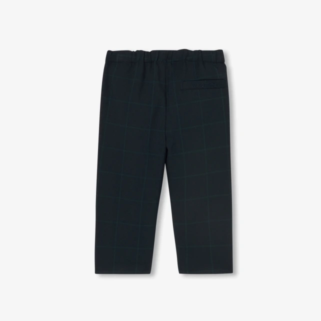 Baby boy plaid flannel trousers