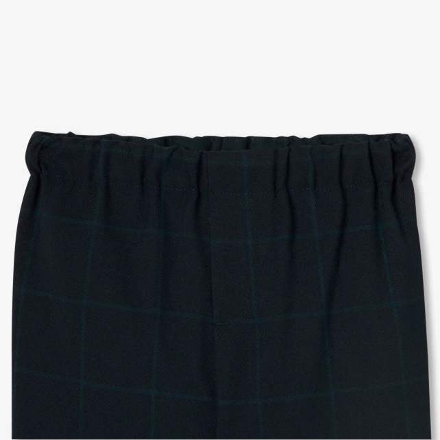 Baby boy plaid flannel trousers
