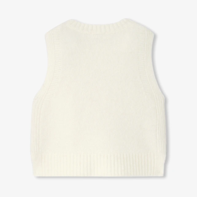 Girl sleeveless sweater