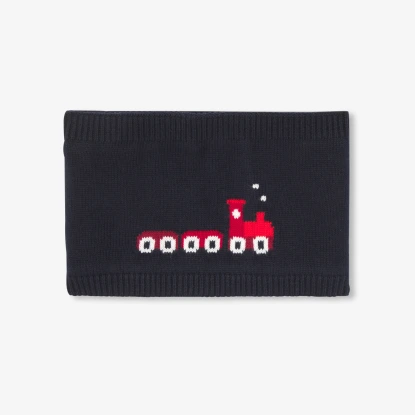 Baby boy cotton snood