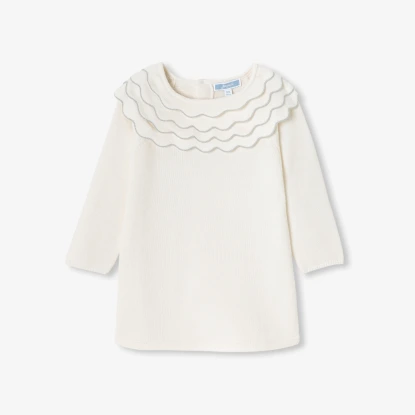 Pletené šaty pro holčičku